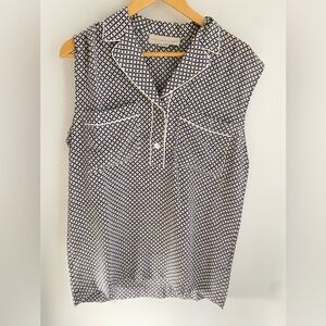 Stella McCartney Silk Sleeveless Printed Blouse IT 42 (US 6–8)